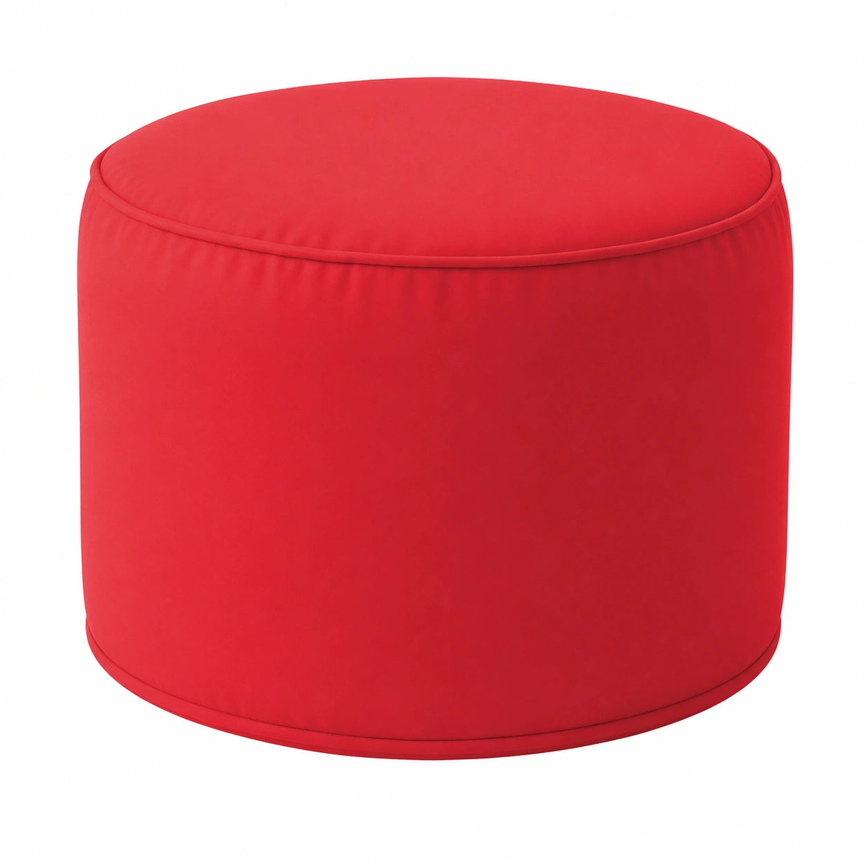 Puf Gaming Redondo para Niños y Adultos - Varios Colores (Rojo)