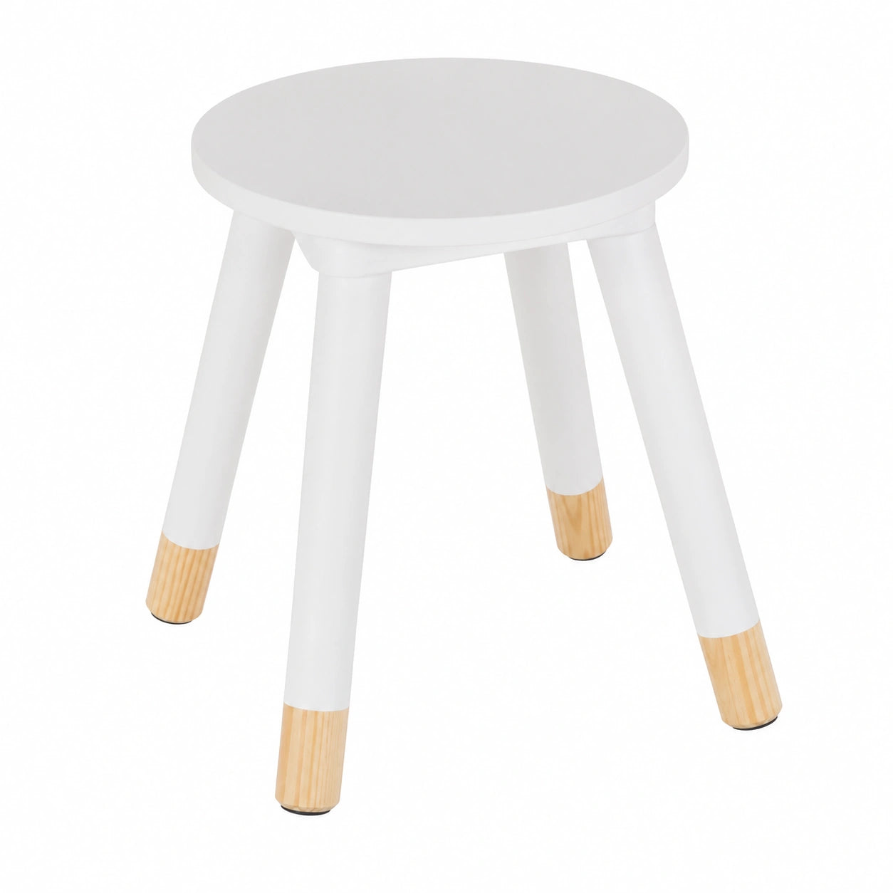 Taburete Infantil 'Douceur' Blanco, Altura 26 cm - ATMOSPHERA