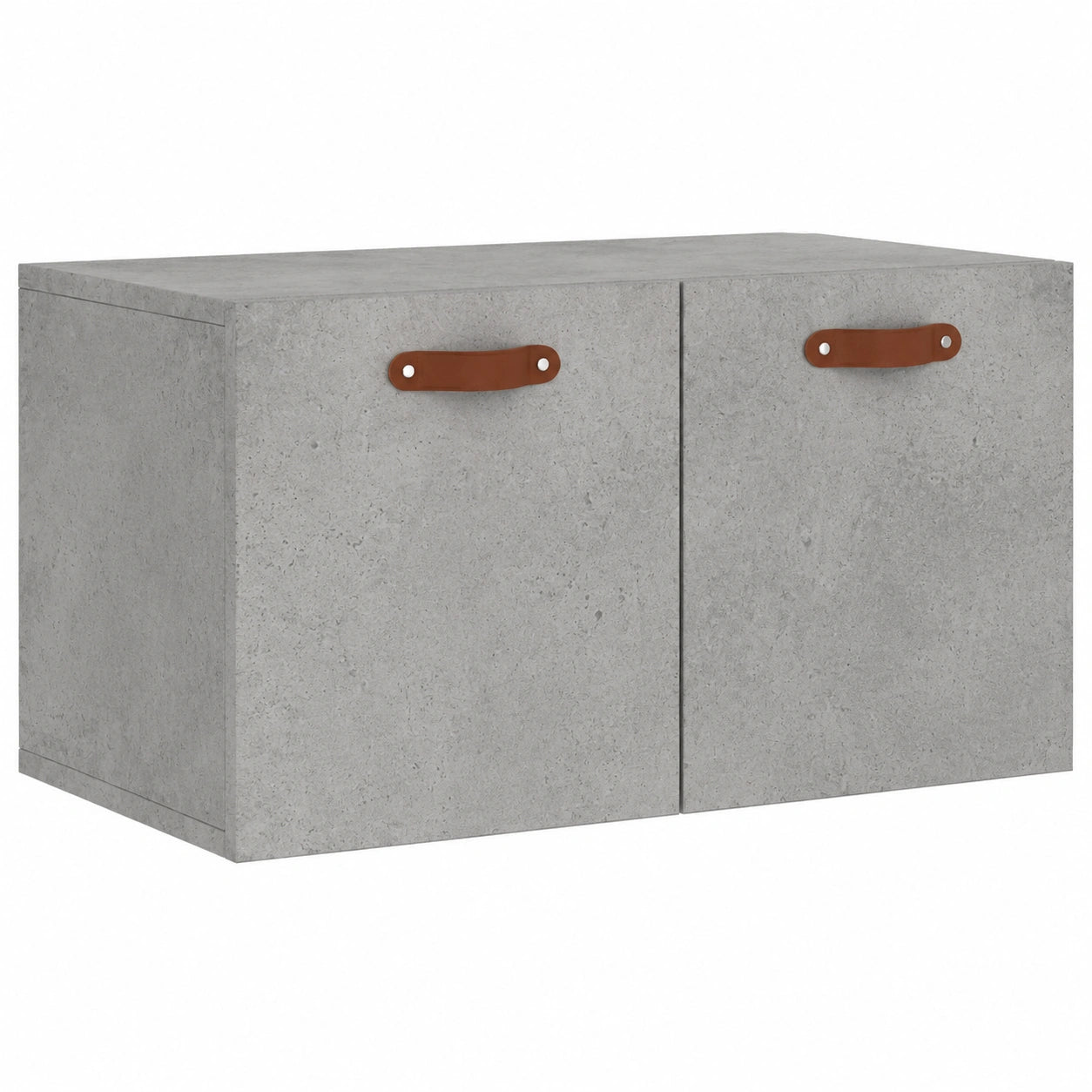 Armario Flotante de Madera Gris 60x36,5x35 cm para Hogar