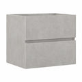 Armario de Baño Moderno en Madera Gris Hormigón 60x38,5x45 cm