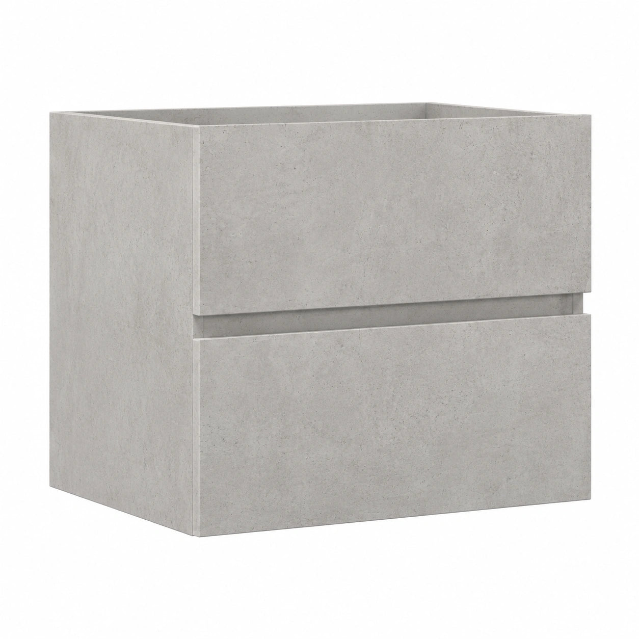 Armario de Baño Moderno en Madera Gris Hormigón 60x38,5x45 cm