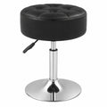 Taburete Giratorio de Piel Sintética con Altura Ajustable, Ideal para Hogar y Spa
