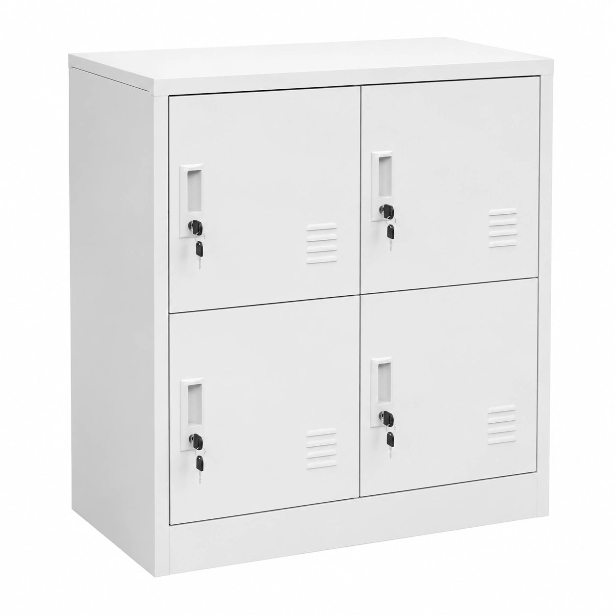 Armario Taquilla Metálica de Acero Gris Claro para Vestuario y Garaje 90x45x92,5 cm